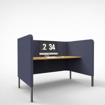 Workstation desk / oak / contemporary /...