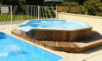 6 seater built-in hot-tub IRIS Alliances piscines