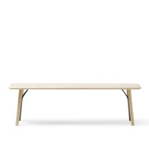 Contemporary bench / wooden