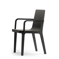 Contemporary chair / with armrests / upholstered...