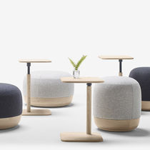 Contemporary side table / oak / rectangular...
