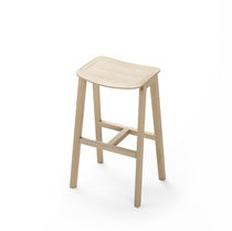 Contemporary stool / oak