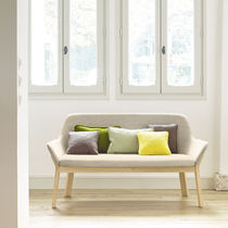 Contemporary upholstered bench / fabric...