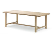 Contemporary table / oak / rectangular /...