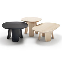 Contemporary coffee table / oak / rectangular...