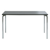Contemporary work table / steel / rectangular...