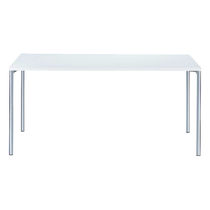 Contemporary work table / steel / rectangular...