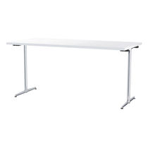Contemporary work table / steel / rectangular...