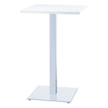 Contemporary high bar table / steel / square...