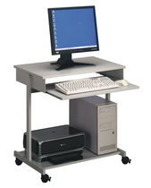 Contemporary computer table / wooden / melamine...