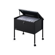 Low filing cabinet / steel / contemporary