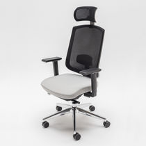 Contemporary office armchair / fabric /...