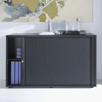 Low filing cabinet / tall / wooden / metal