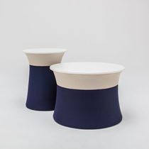 Contemporary coffee table / powder-coated...