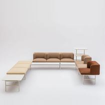 Modular sofa / corner / contemporary / fabric