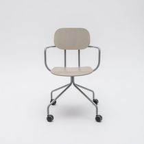 Contemporary office chair / on casters /...
