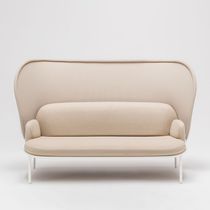 Contemporary sofa / fabric / powder-coated...