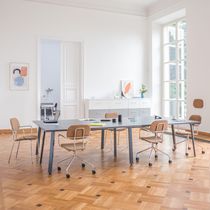 Workstation desk / oak / birch / chestnut