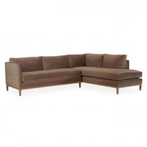 Corner sofa / contemporary / fabric / 4-seater
