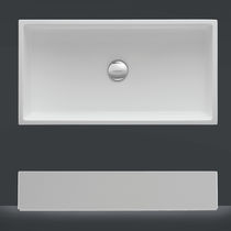 Free-standing washbasin / rectangular /...
