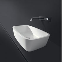Free-standing washbasin / ceramic / contemporary