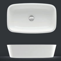 Free-standing washbasin / ceramic / contemporary