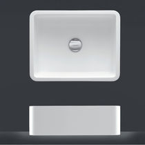 Free-standing washbasin / rectangular /...