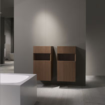 Contemporary bathroom cabinet / wooden /...