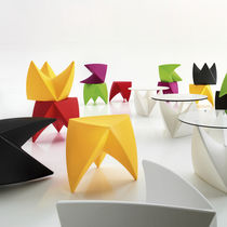 Original design stool / plastic / PMMA /...