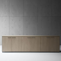 Low filing cabinet / wooden / contemporary