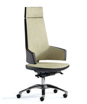 Contemporary executive chair / beech / polyurethane...
