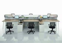 Workstation desk / wooden / contemporary...