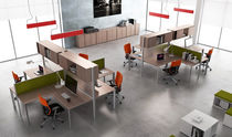 Workstation desk / aluminum / laminate /...