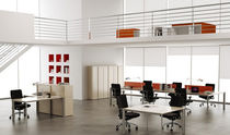 Workstation desk / aluminum / contemporary...