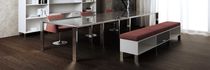 Contemporary boardroom table / wooden /...