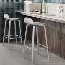 Contemporary bar stool / oak / ash / lacquered...