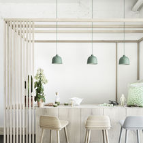 Pendant lamp / contemporary / bamboo / polypropylene