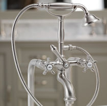 Double-handle bathtub mixer tap / wall-mounted...