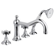 Double-handle bathtub mixer tap / free-standing...