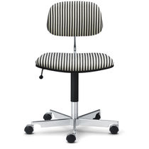Contemporary visitor chair / upholstered...