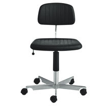 Contemporary visitor chair / upholstered...