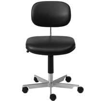 Contemporary visitor chair / upholstered...