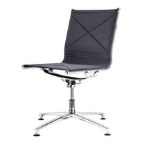 Contemporary visitor chair / upholstered...