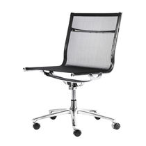 Contemporary visitor chair / on casters...