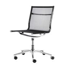 Contemporary visitor chair / on casters...