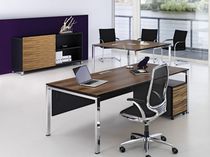Wooden desk / contemporary / commercial