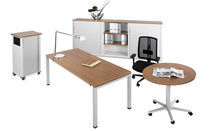 Aluminum desk / contemporary / commercial