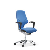 Contemporary office armchair / fabric /...