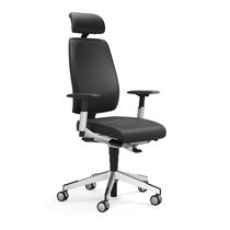 Contemporary executive chair / mesh / fabric...