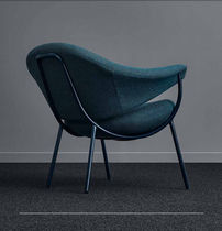Contemporary visitor armchair / fabric